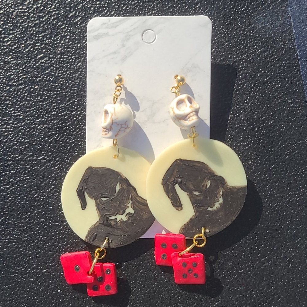 🎃Oogie Boogie Glow in the Dark Earrings